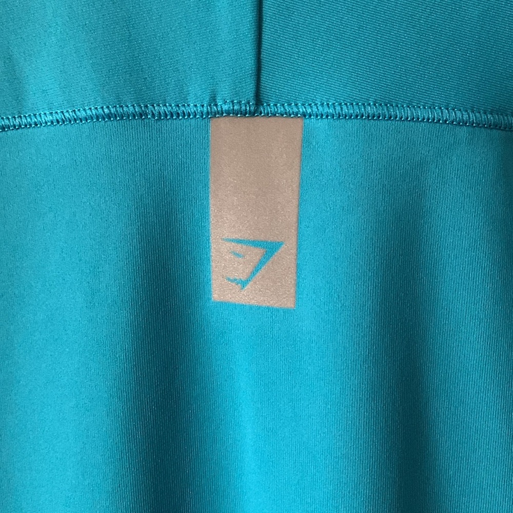 Gymshark Men's Shirt Short Sleeve Turquoise Blue Color Size L - Picture 5 of 11